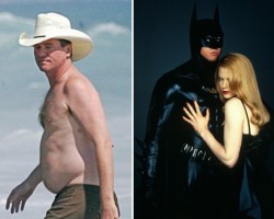 Val Kilmer Man Boobs on Beach