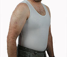 How to Hide Man Boobs with Compression Shirts